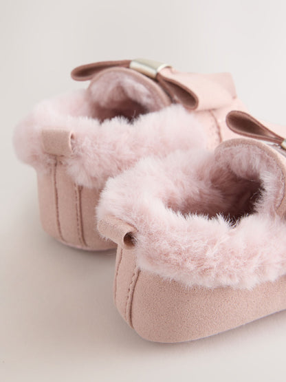 Dsiney Kidz - Baker by Ted Baker Pink Loafers Padders With Bow image 4