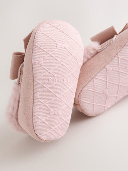Dsiney Kidz - Baker by Ted Baker Pink Loafers Padders With Bow image 5