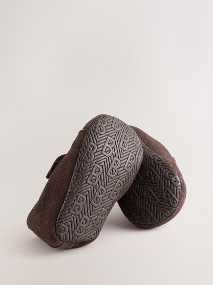 Dsiney Kidz - Baker by Ted Baker Chocolate Brown Slipper Boots Padders image 3