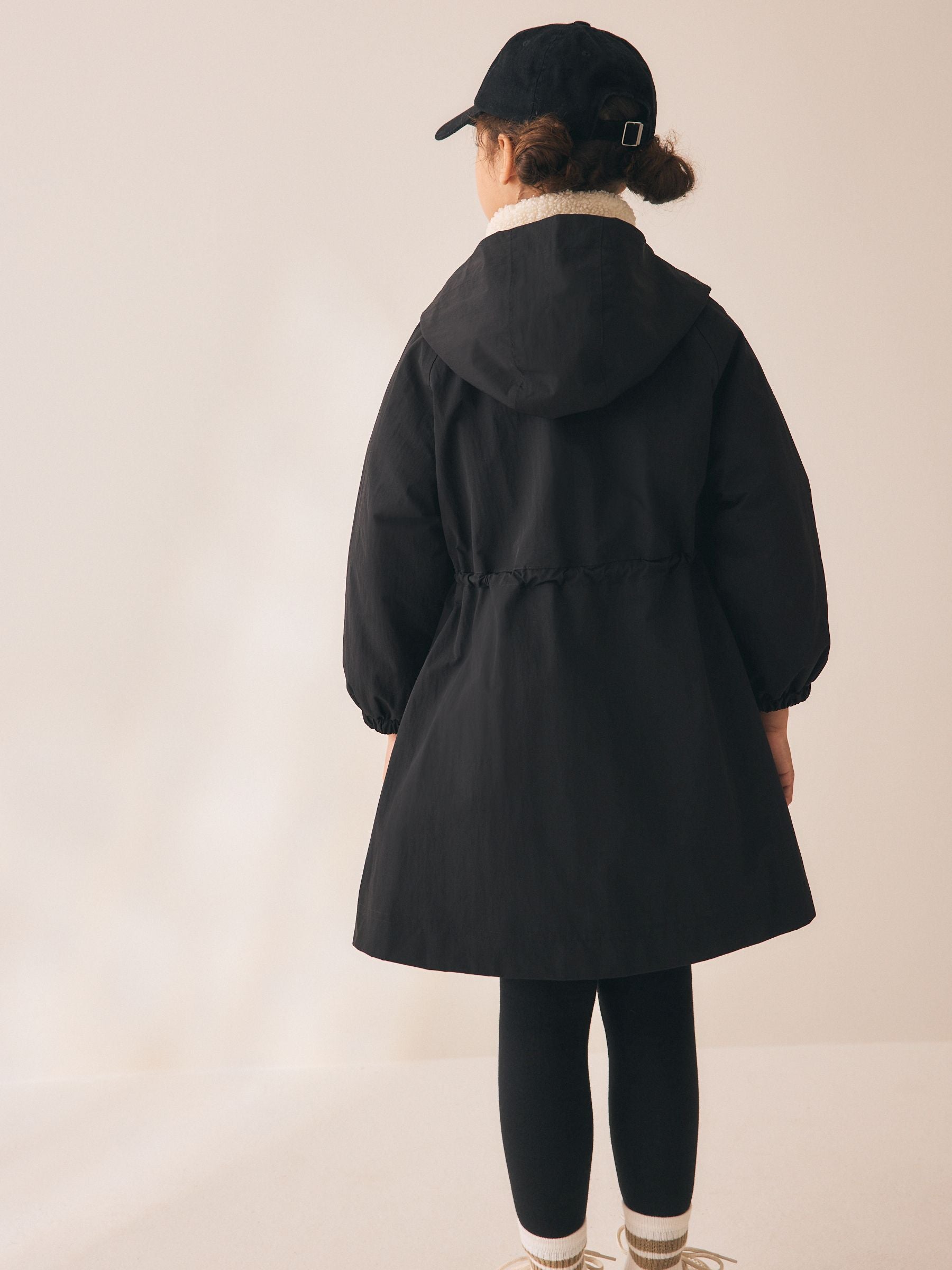 Dsiney Kidz - Black Waterproof Skirted Rain Jacket (3-16yrs) image 3