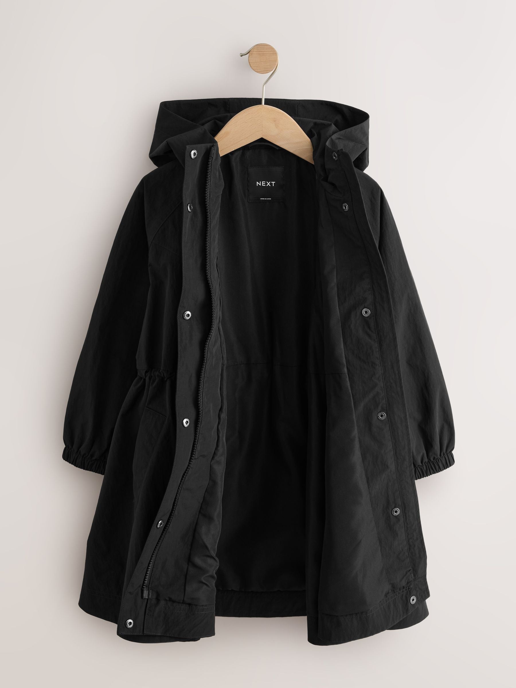 Dsiney Kidz - Black Waterproof Skirted Rain Jacket (3-16yrs) image 6