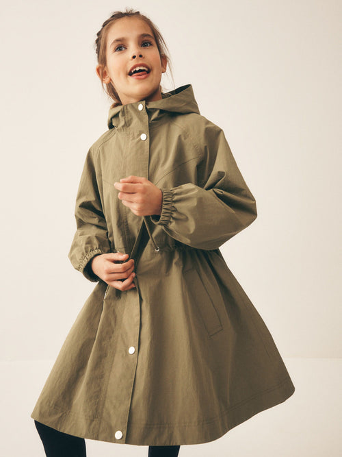 Dsiney Kidz - Khaki Green Waterproof Skirted Rain Jacket (3-16yrs) image 1