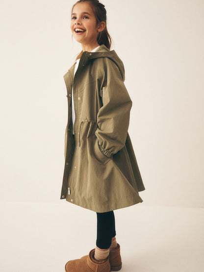 Dsiney Kidz - Khaki Green Waterproof Skirted Rain Jacket (3-16yrs) image 2