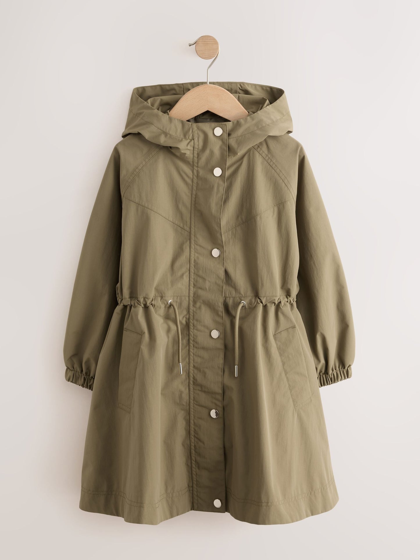 Dsiney Kidz - Khaki Green Waterproof Skirted Rain Jacket (3-16yrs) image 5
