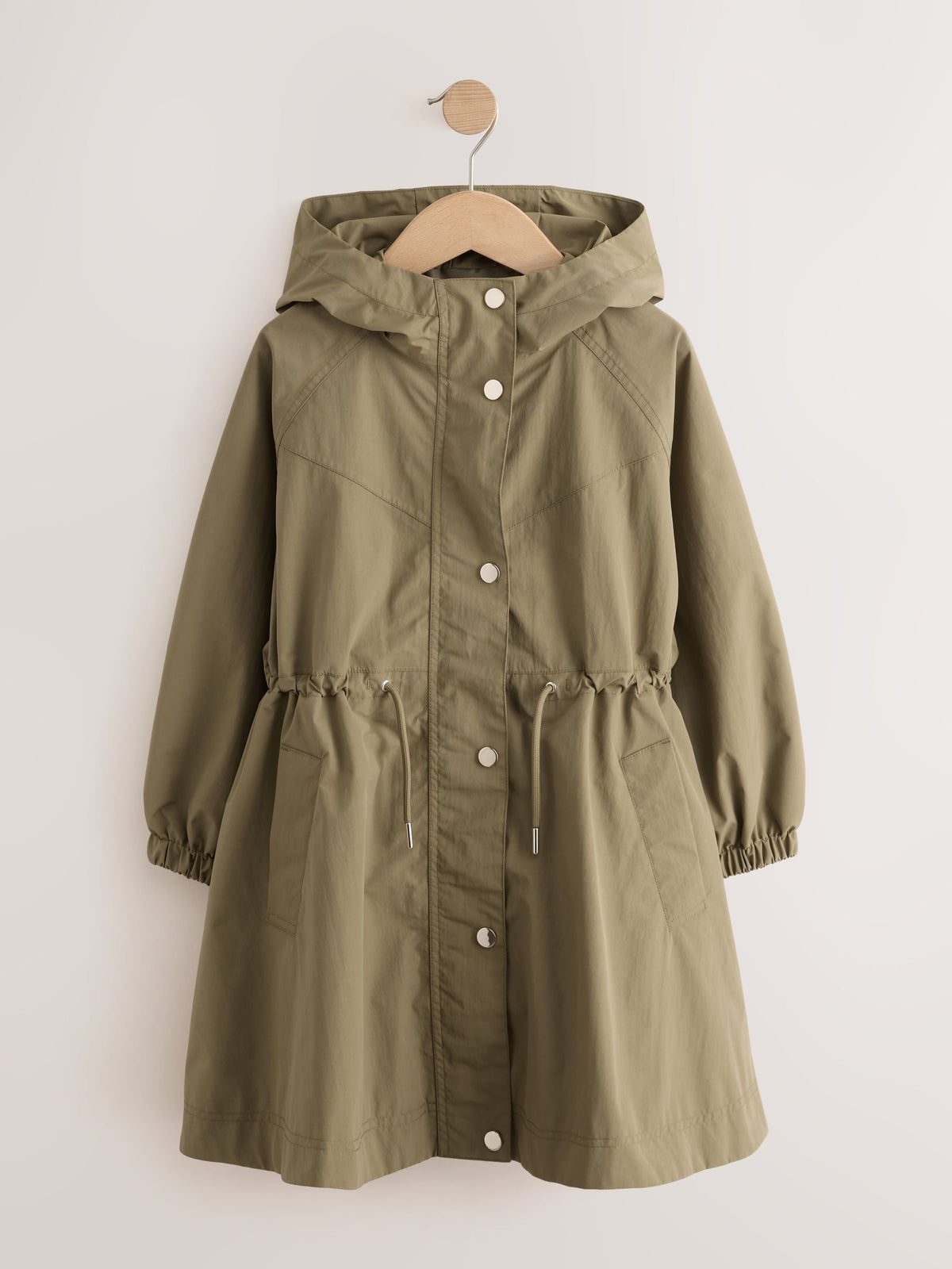 Dsiney Kidz - Khaki Green Waterproof Skirted Rain Jacket (3-16yrs) image 5