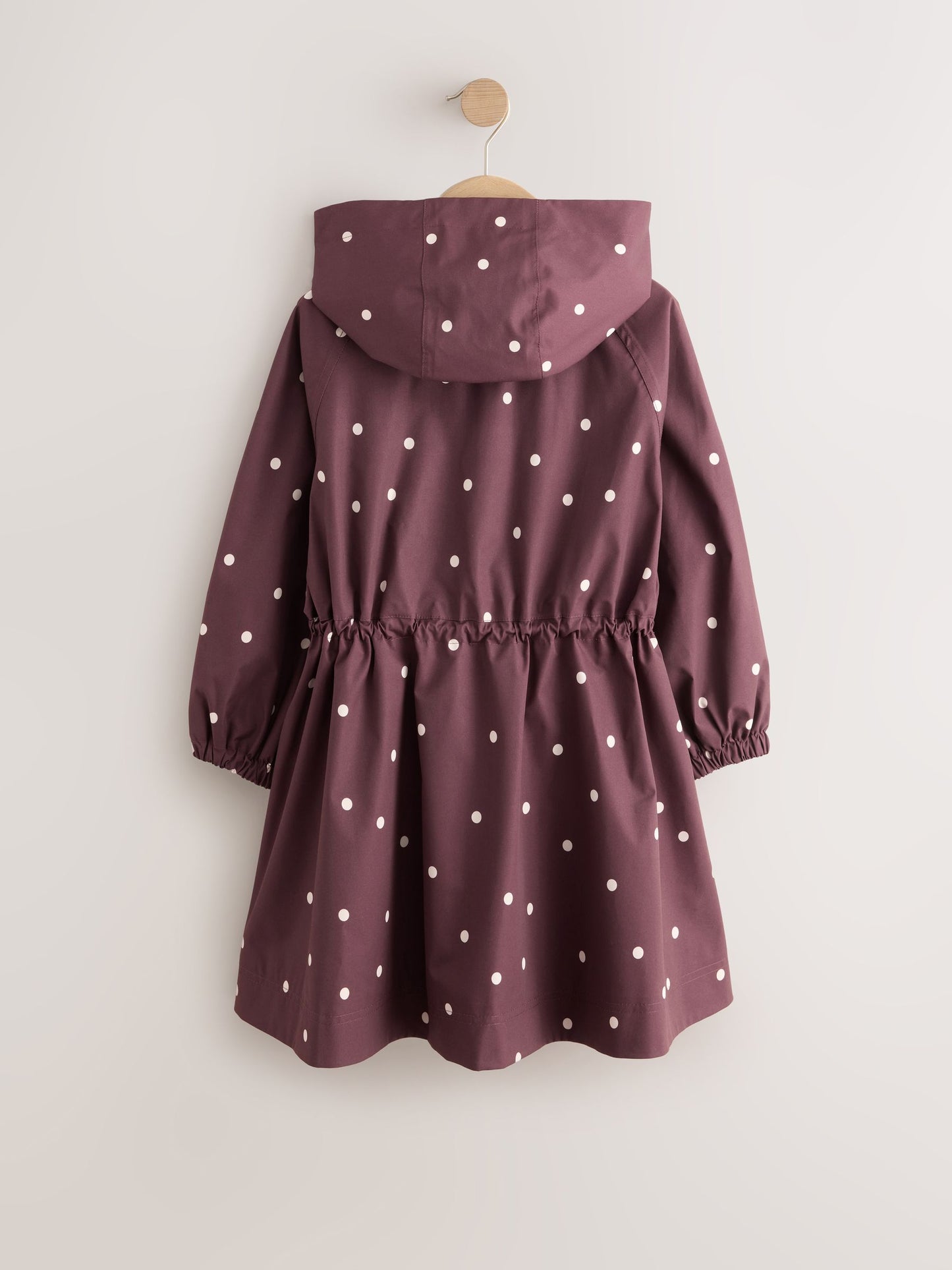 Dsiney Kidz - Brown Polka Dot Waterproof Skirted Rain Jacket (3-16yrs) image 7