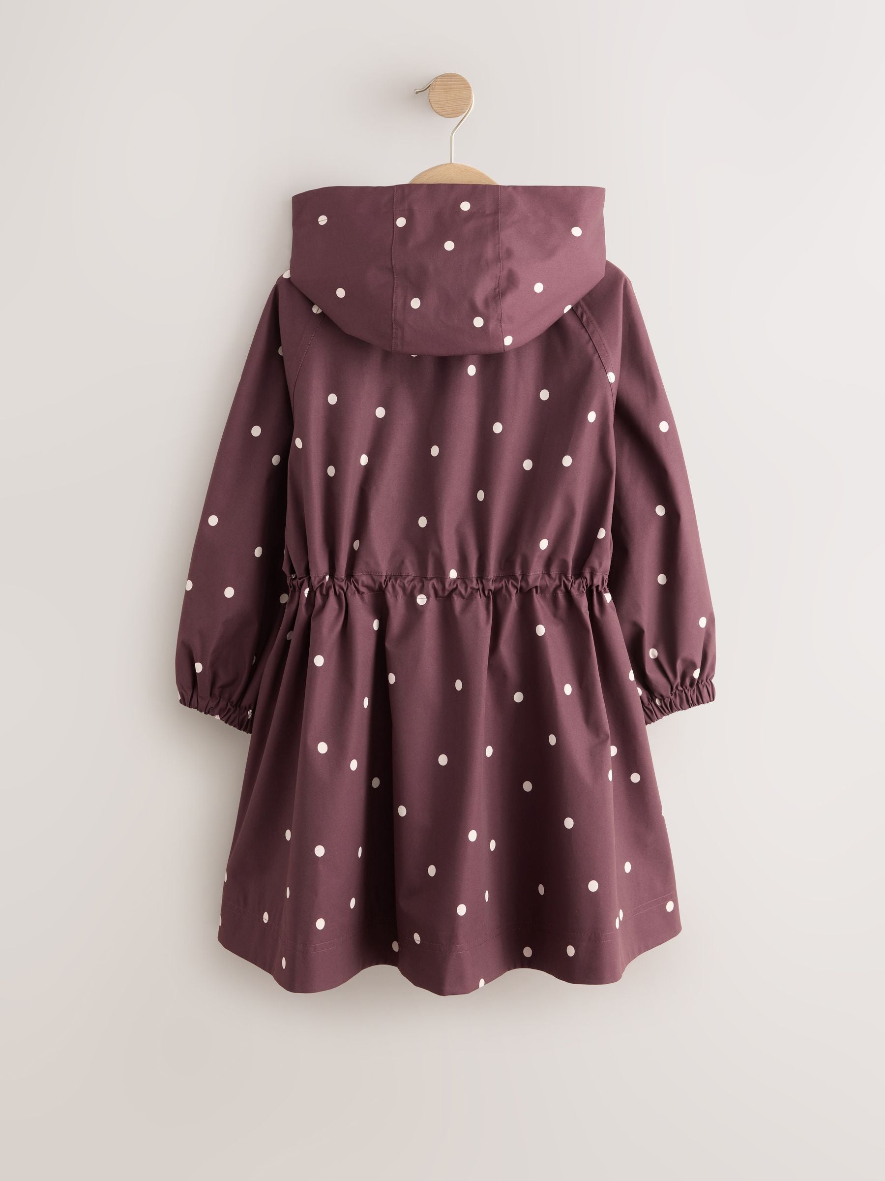 Dsiney Kidz - Brown Polka Dot Waterproof Skirted Rain Jacket (3-16yrs) image 7