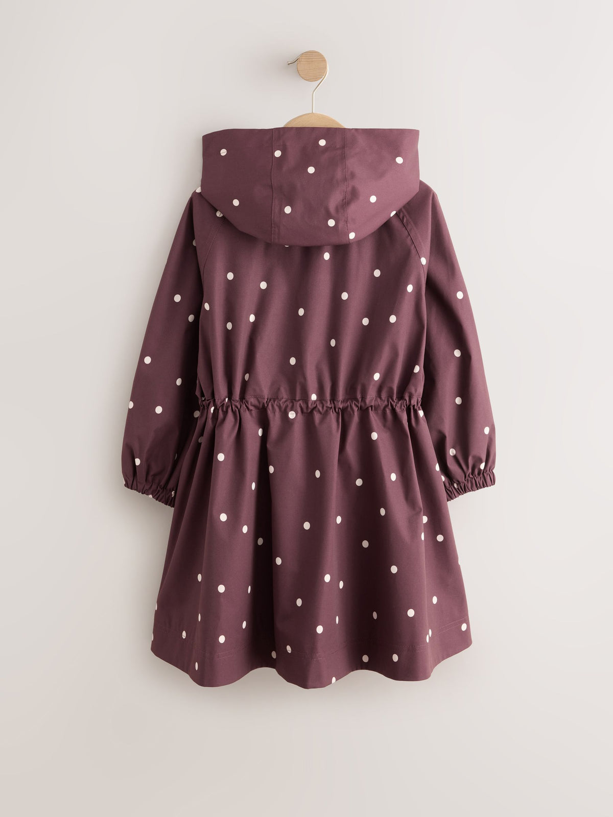 Dsiney Kidz - Brown Polka Dot Waterproof Skirted Rain Jacket (3-16yrs) image 7