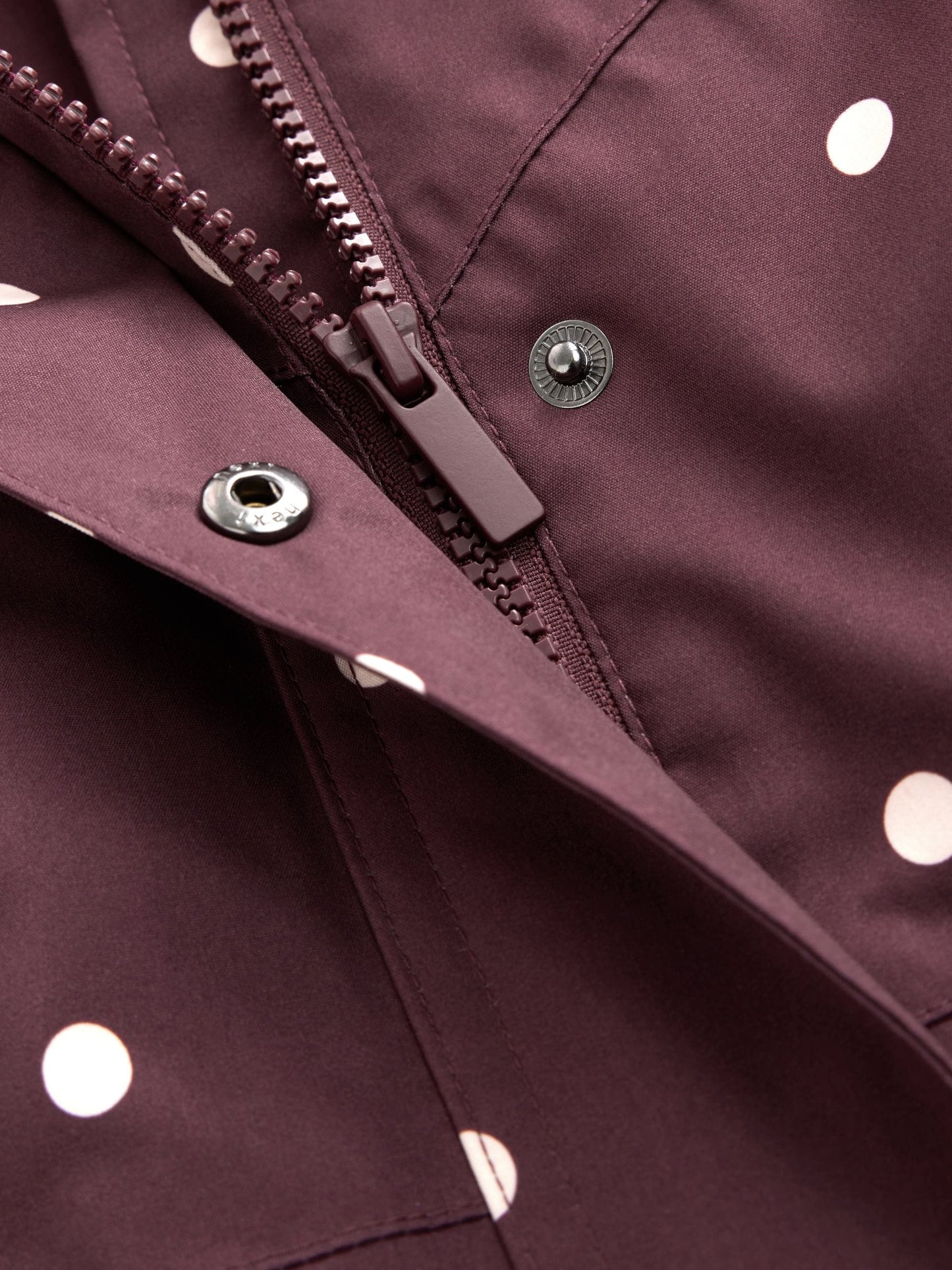 Dsiney Kidz - Brown Polka Dot Waterproof Skirted Rain Jacket (3-16yrs) image 8