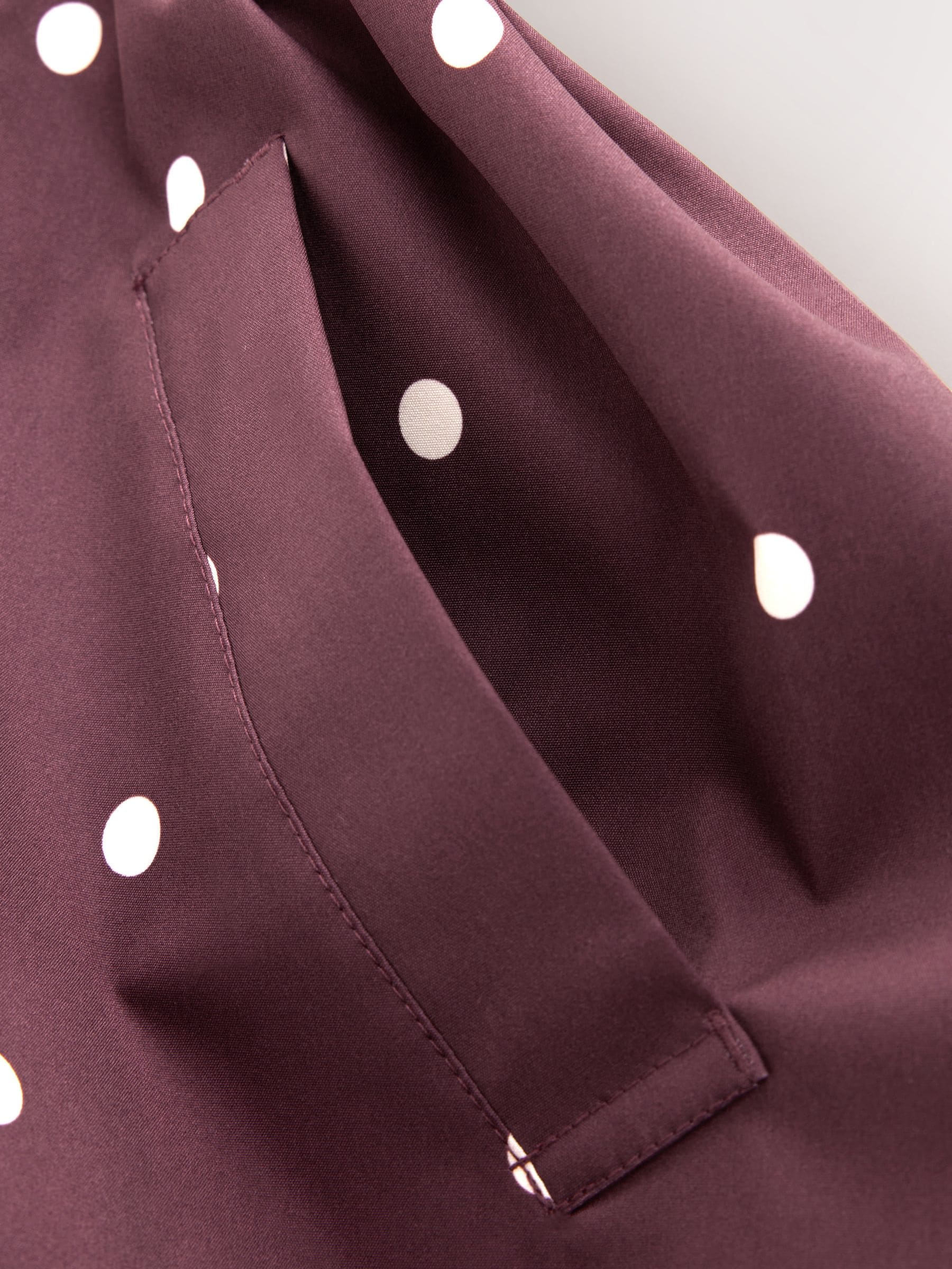Dsiney Kidz - Brown Polka Dot Waterproof Skirted Rain Jacket (3-16yrs) image 9