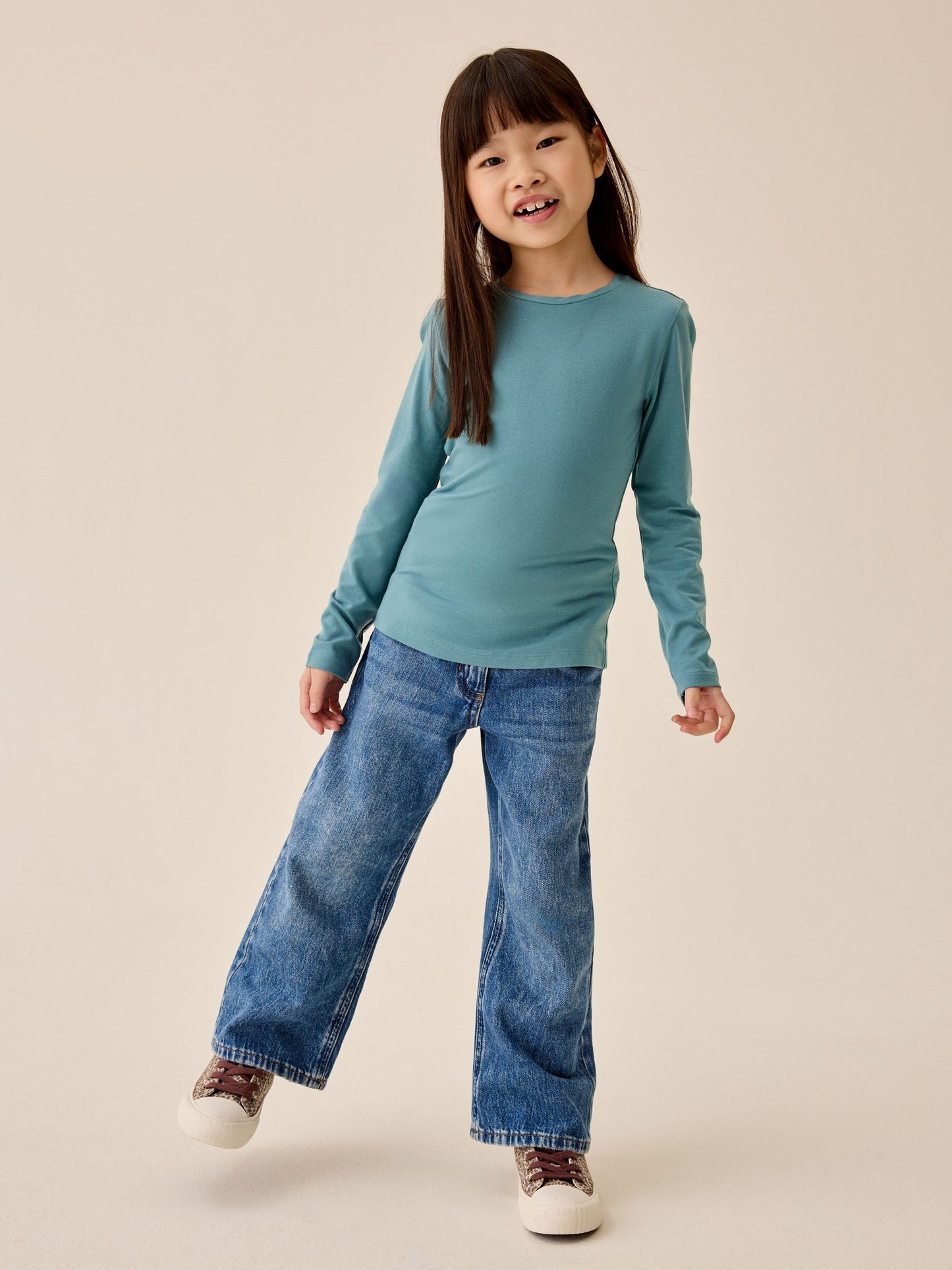 Dsiney Kidz - Teal Blue Supersoft Long Sleeve Top (3-16yrs) image 1
