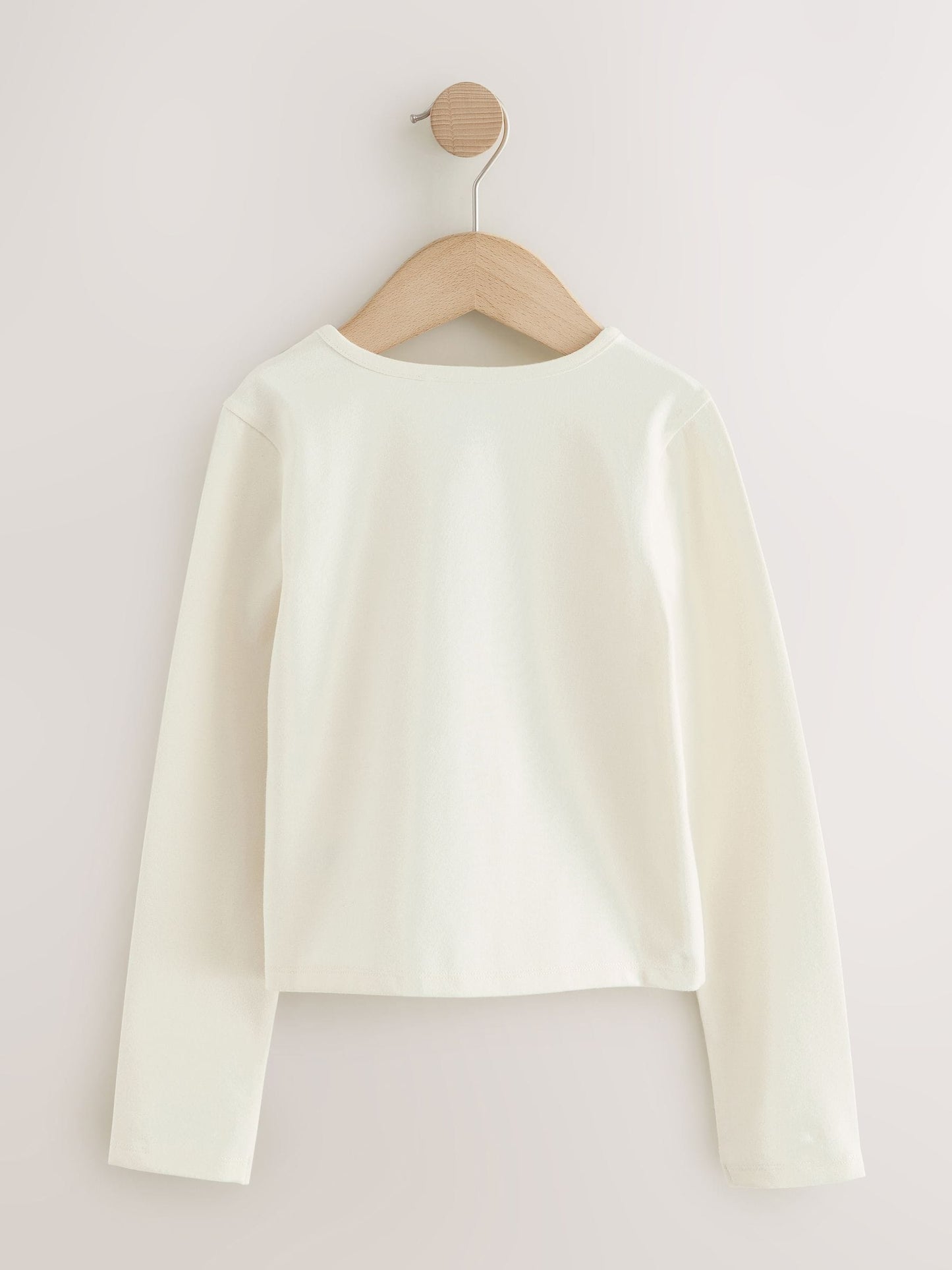 Dsiney Kidz - Ecru Long Sleeve Seam Detail Top (3-16yrs) image 6