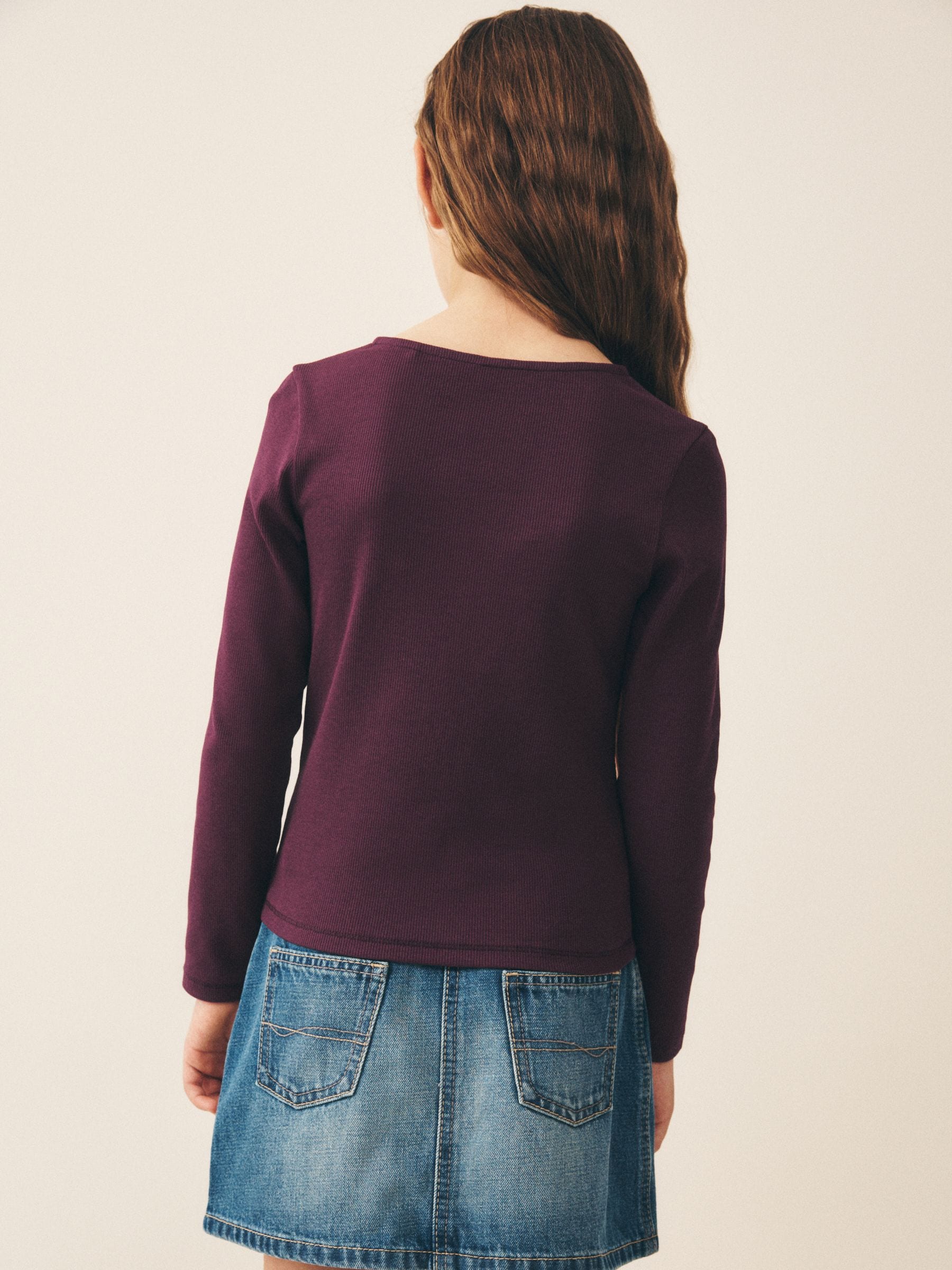 Dsiney Kidz - Berry Long Sleeve Ribbed Cardigan (3-16yrs) image 3