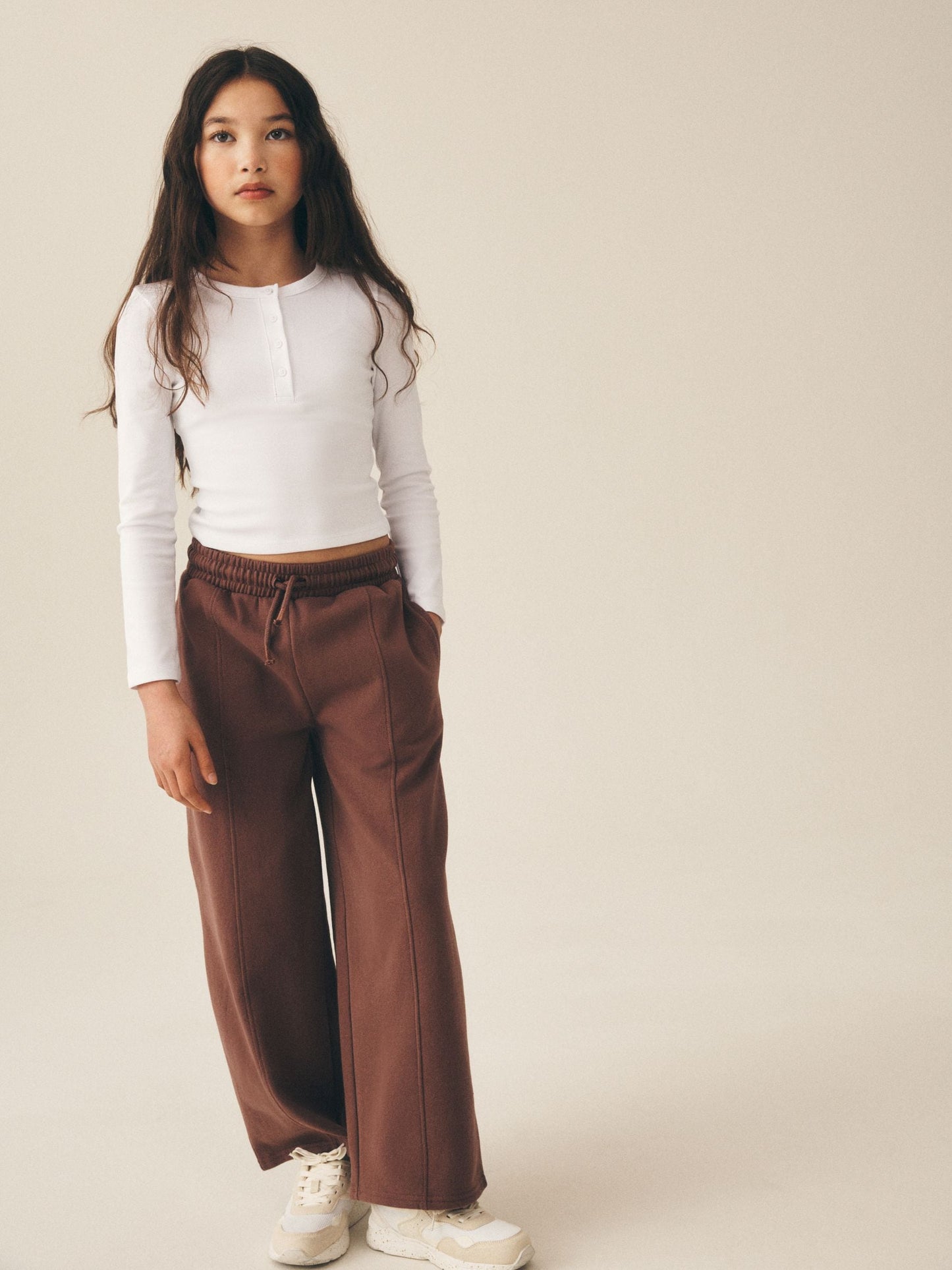 Dsiney Kidz - White Long Sleeve Button Top (3-16yrs) image 2