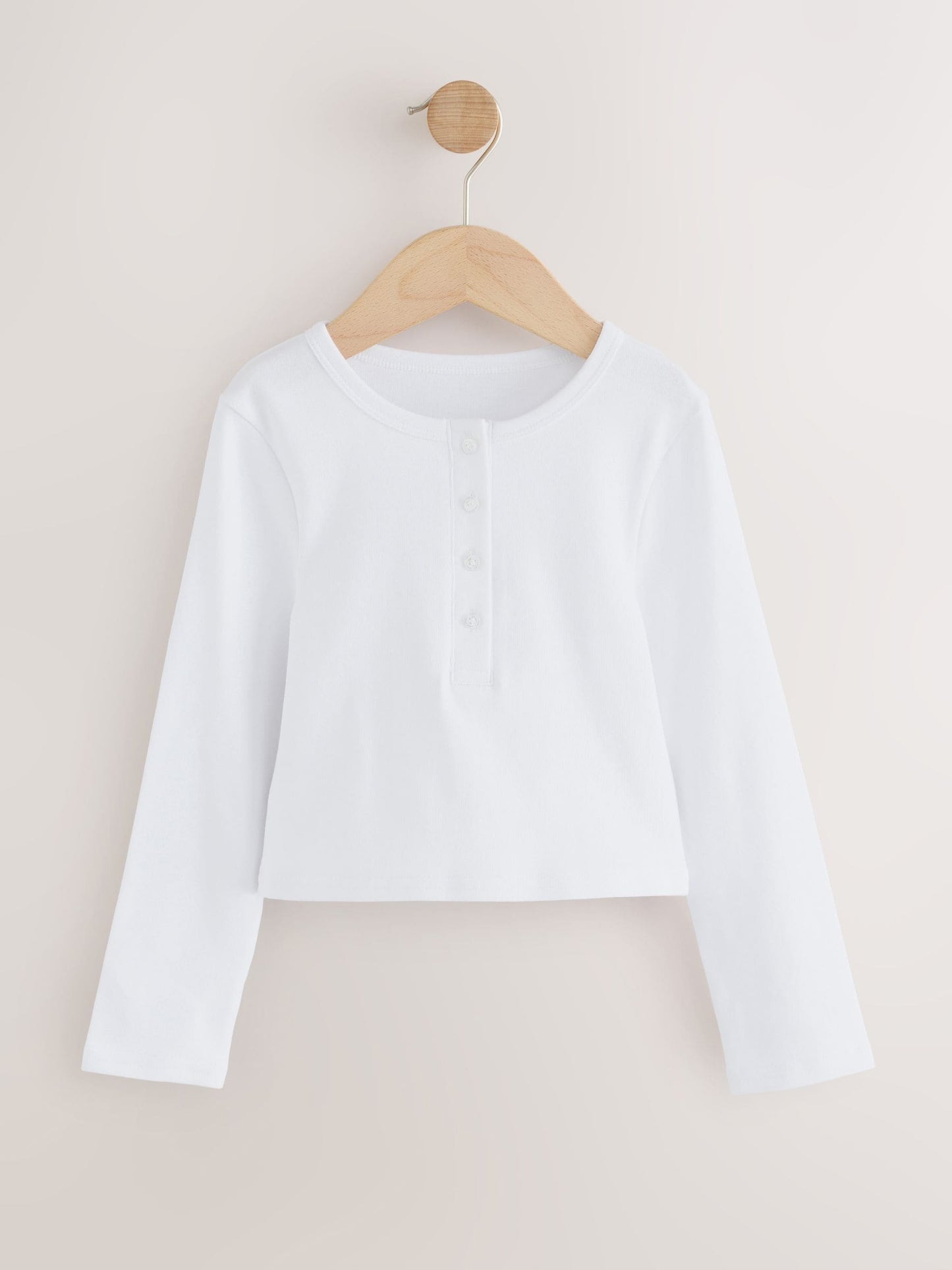 Dsiney Kidz - White Long Sleeve Button Top (3-16yrs) image 5