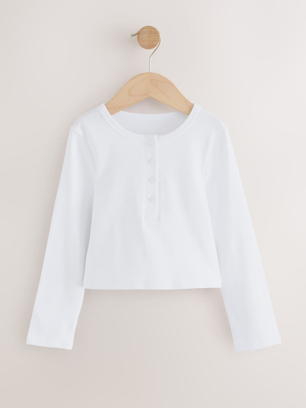 Dsiney Kidz - White Long Sleeve Button Top (3-16yrs) image 5