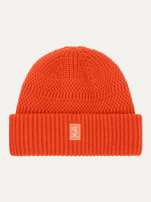 Sealskinz Orange Ruston Waterproof Cold Weather Roll Cuff Beanie image 1