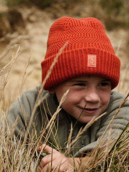 Sealskinz Orange Ruston Waterproof Cold Weather Roll Cuff Beanie image 2