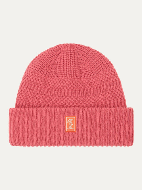 Sealskinz Pink Ruston Waterproof Cold Weather Roll Cuff Beanie image 1