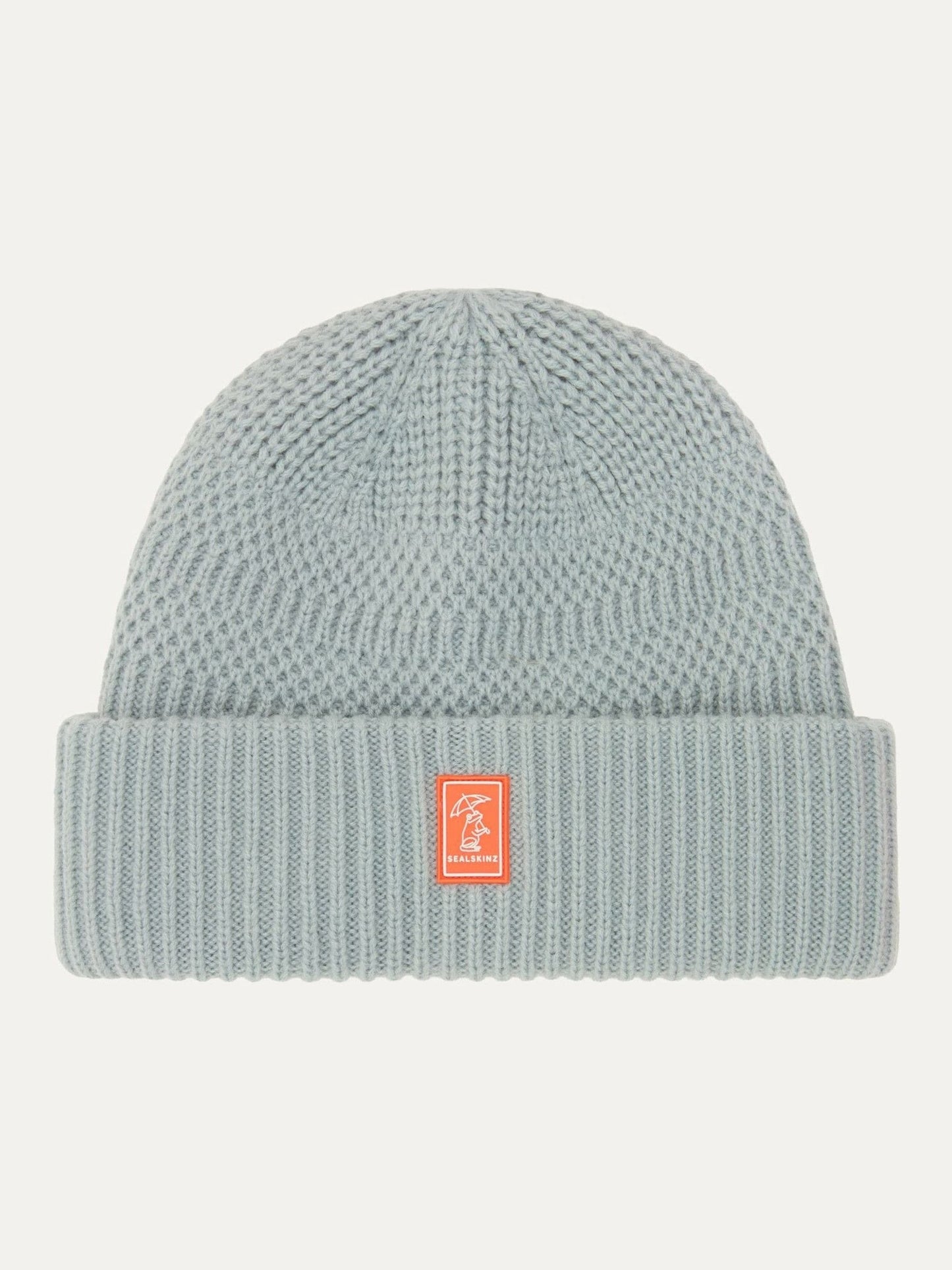Sealskinz Blue Ruston Waterproof Cold Weather Roll Cuff Beanie image 1