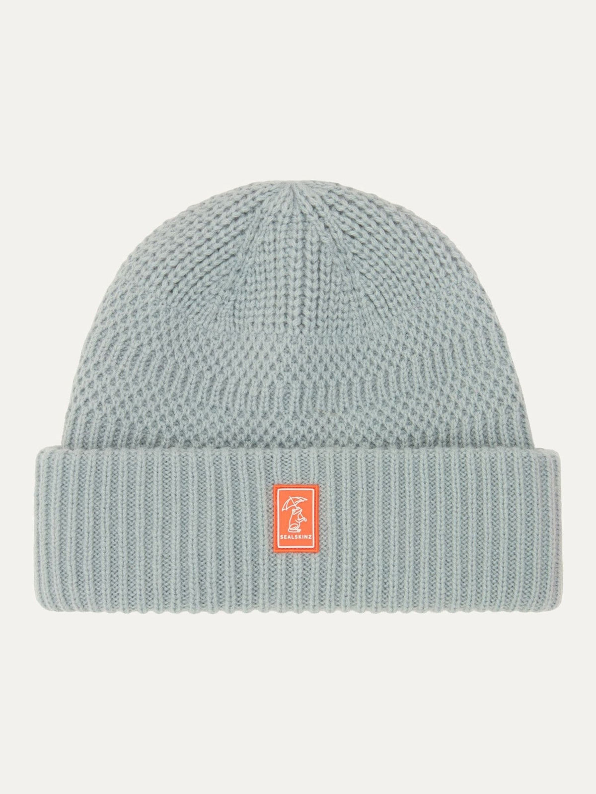 Sealskinz Blue Ruston Waterproof Cold Weather Roll Cuff Beanie image 1