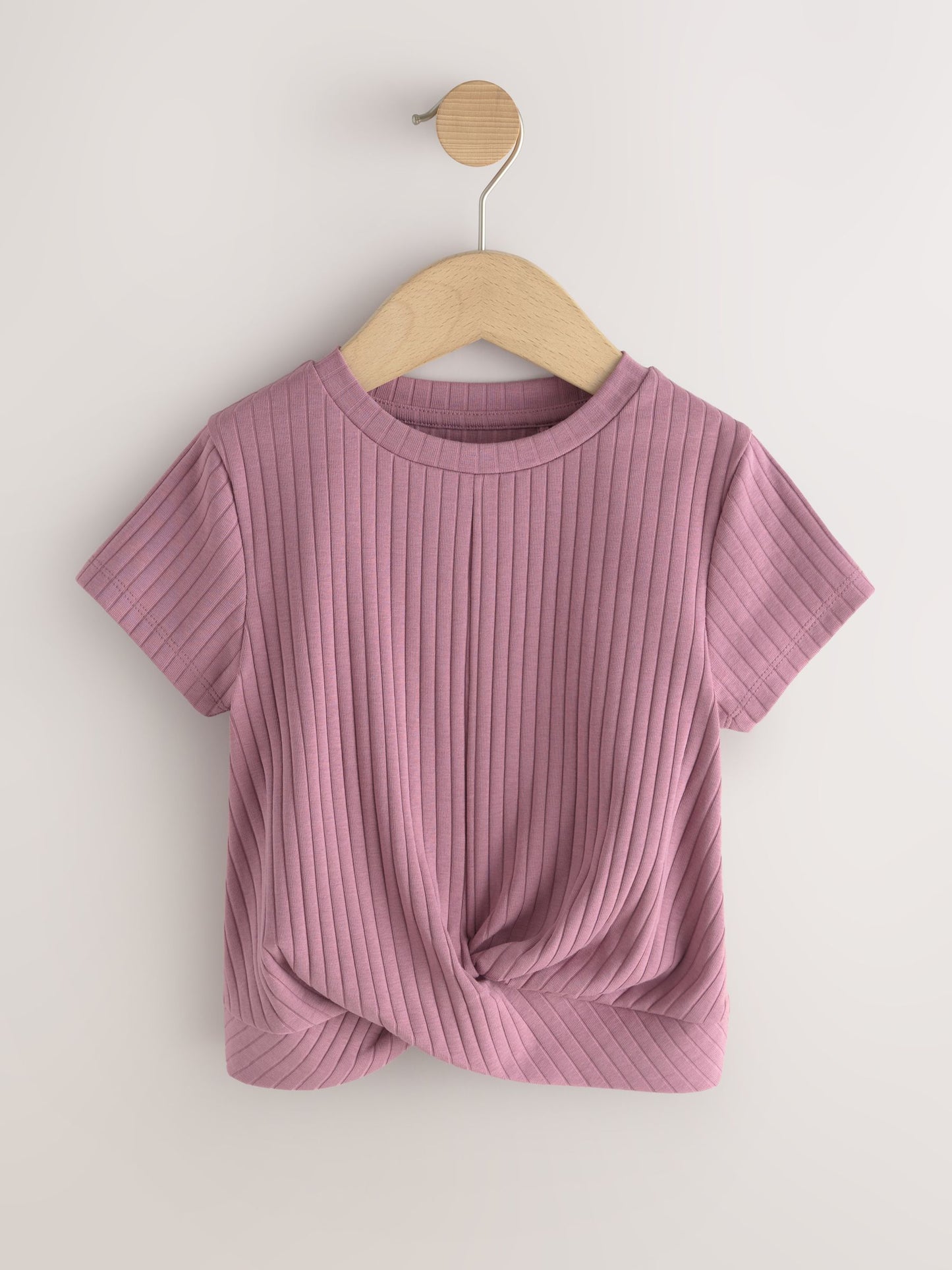 Dsiney Kidz - Pink/White Ribbed Wrap Front 2 Pack T-Shirt (3-16yrs) image 5