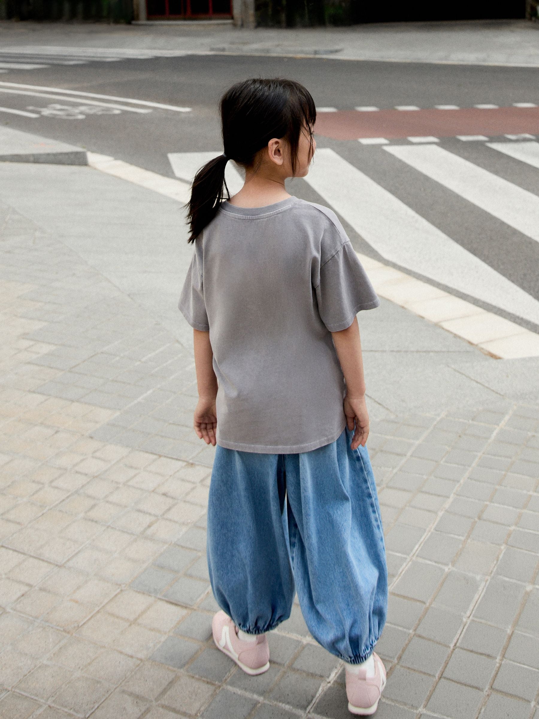 Dsiney Kidz - Grey Dalmation Kendra Dandy Oversized Graphic T-Shirt (3-16yrs) image 3