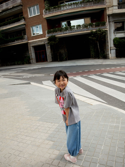 Dsiney Kidz - Grey Dalmation Kendra Dandy Oversized Graphic T-Shirt (3-16yrs) image 5
