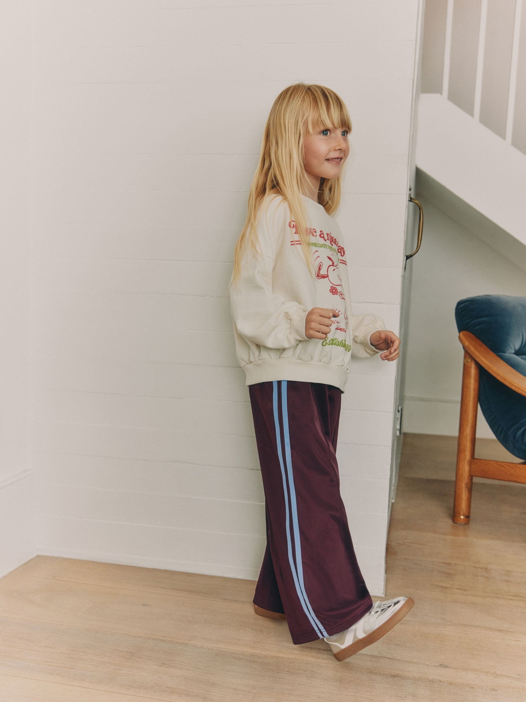 Dsiney Kidz - Cream Snoopy Long Sleeve Sweatshirt (3-16yrs) image 3