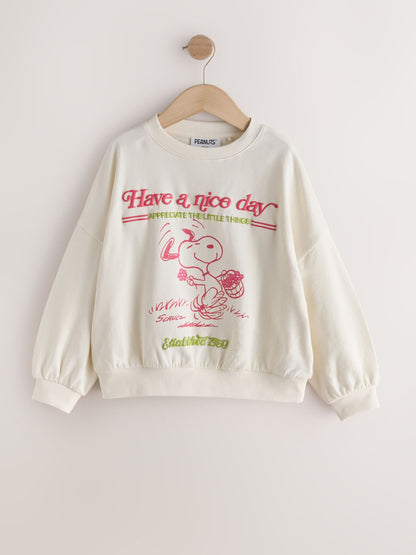 Dsiney Kidz - Cream Snoopy Long Sleeve Sweatshirt (3-16yrs) image 7