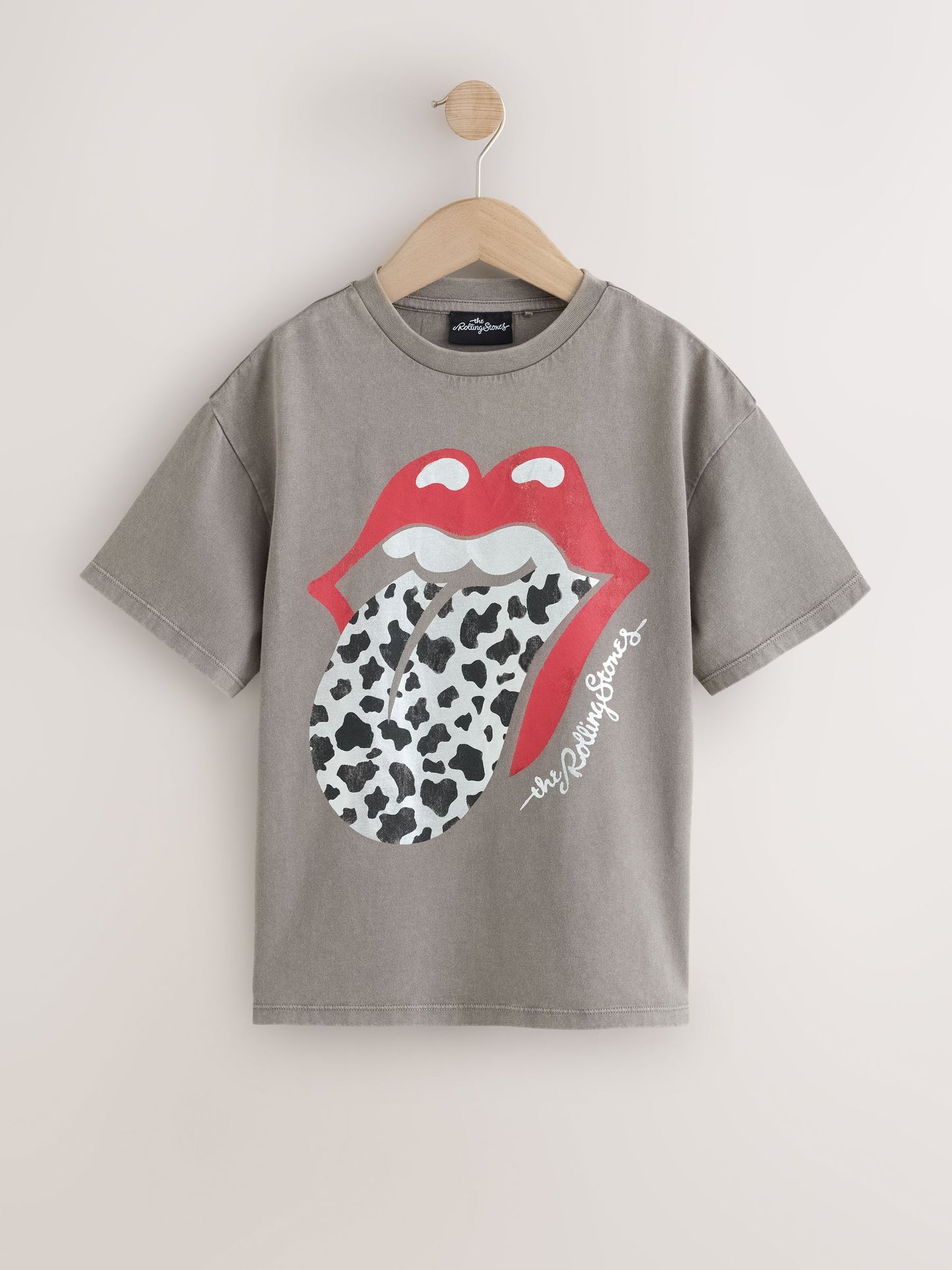 Dsiney Kidz - Charcoal Grey Rolling Stones Oversized T-Shirt (3-16yrs) image 4