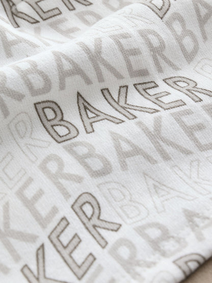 Baker by Ted Baker Letter Print Mockable Rompersuit image 3