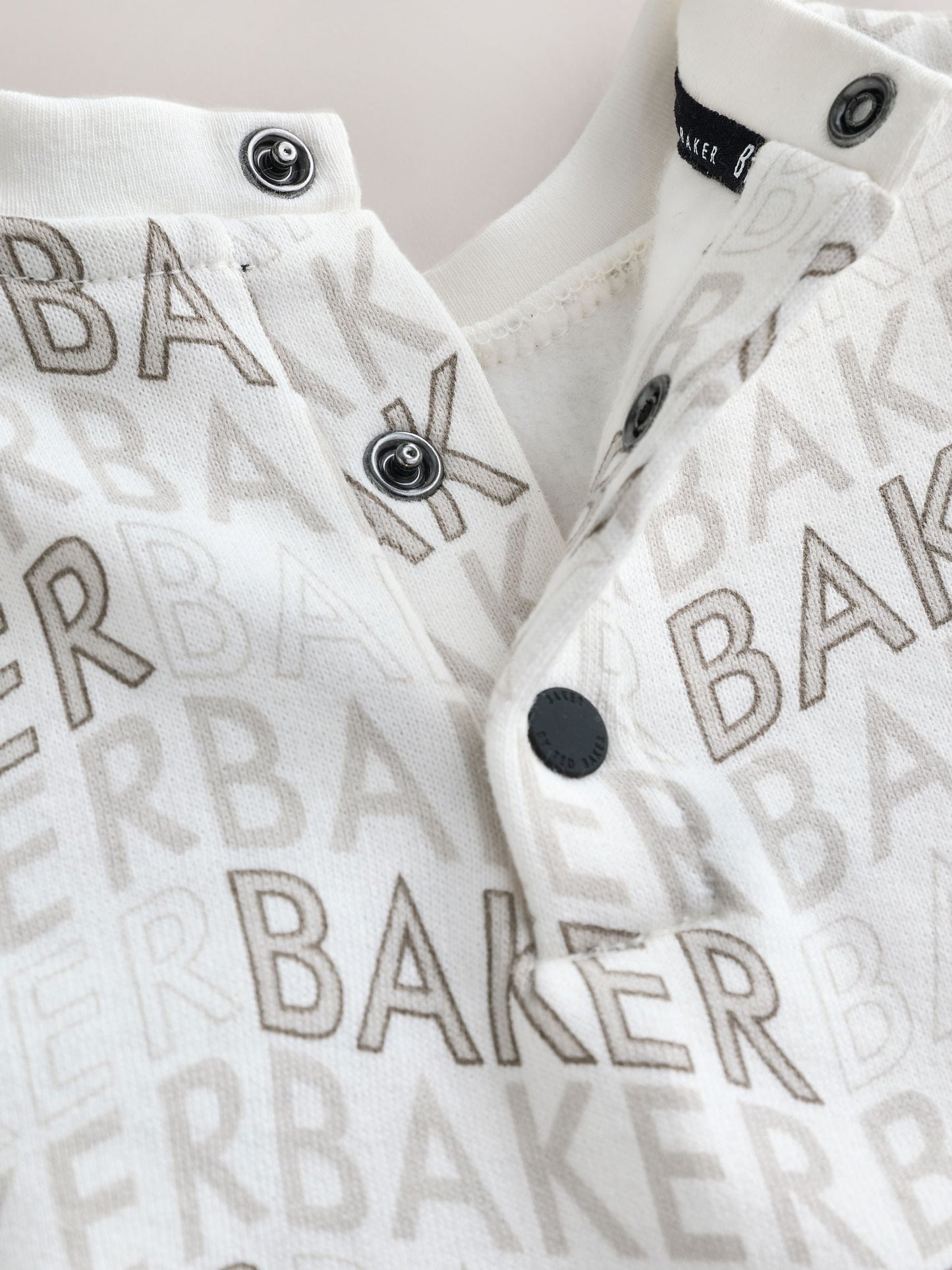 Baker by Ted Baker Letter Print Mockable Rompersuit image 4