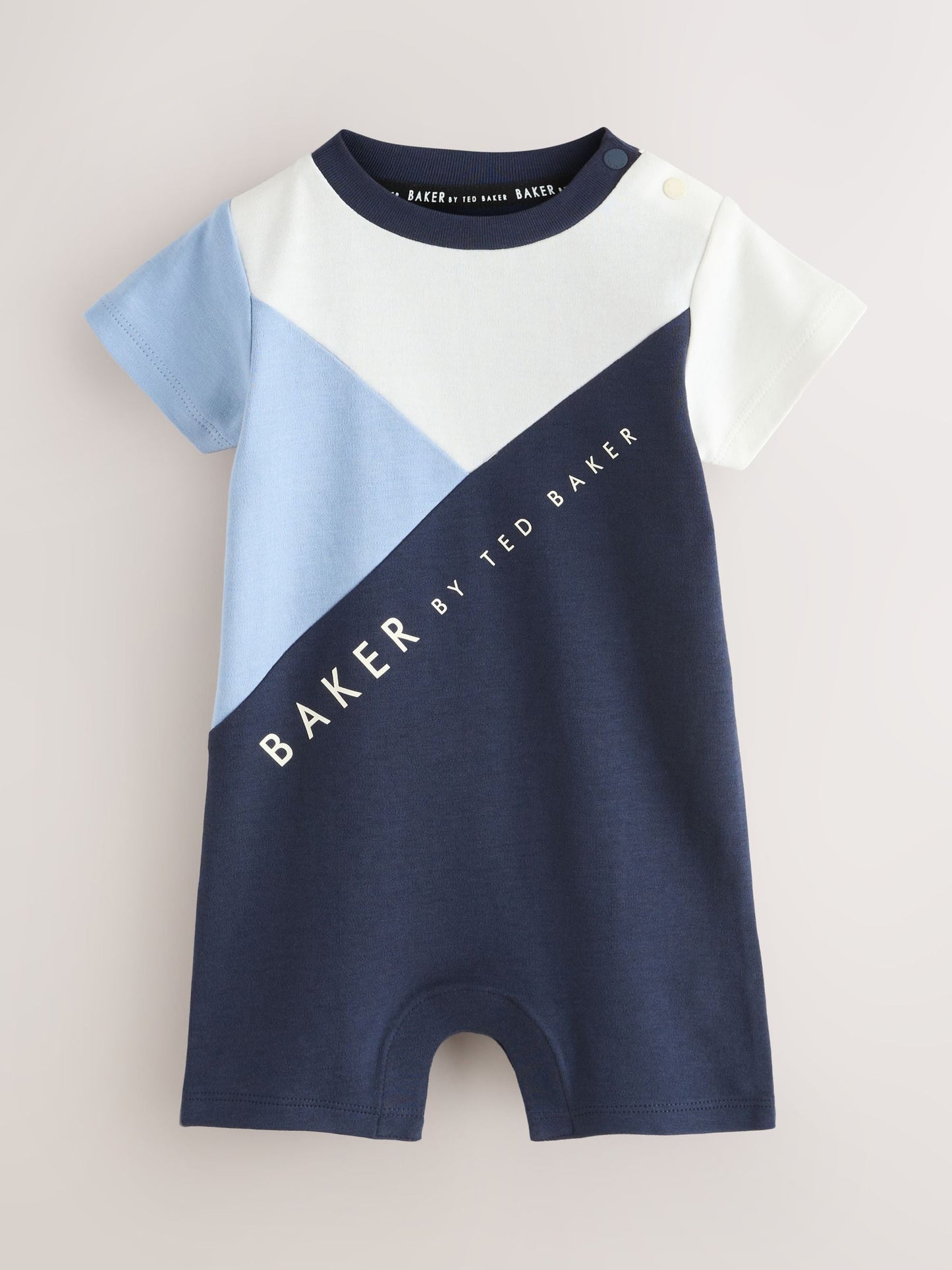 Baker by Ted Baker 2 Pack Colourblock Rompers image 3