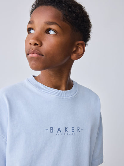 Dsiney Kidz - Baker by Ted Baker Blue/Pink Washed T-Shirts 2 Pack image 10