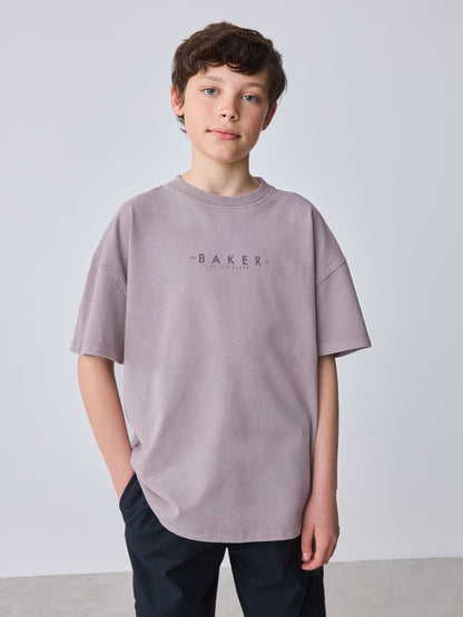 Dsiney Kidz - Baker by Ted Baker Blue/Pink Washed T-Shirts 2 Pack image 4