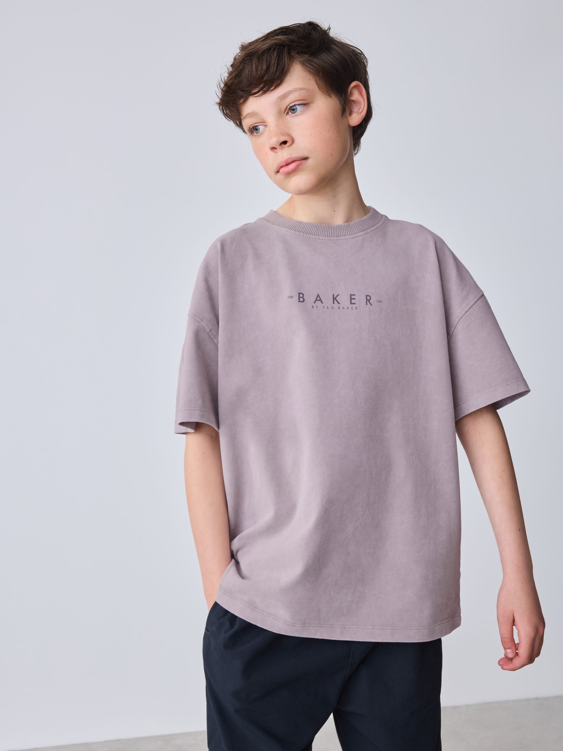 Dsiney Kidz - Baker by Ted Baker Blue/Pink Washed T-Shirts 2 Pack image 5