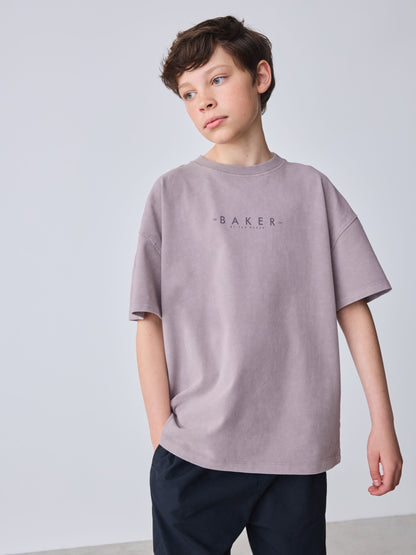 Dsiney Kidz - Baker by Ted Baker Blue/Pink Washed T-Shirts 2 Pack image 5