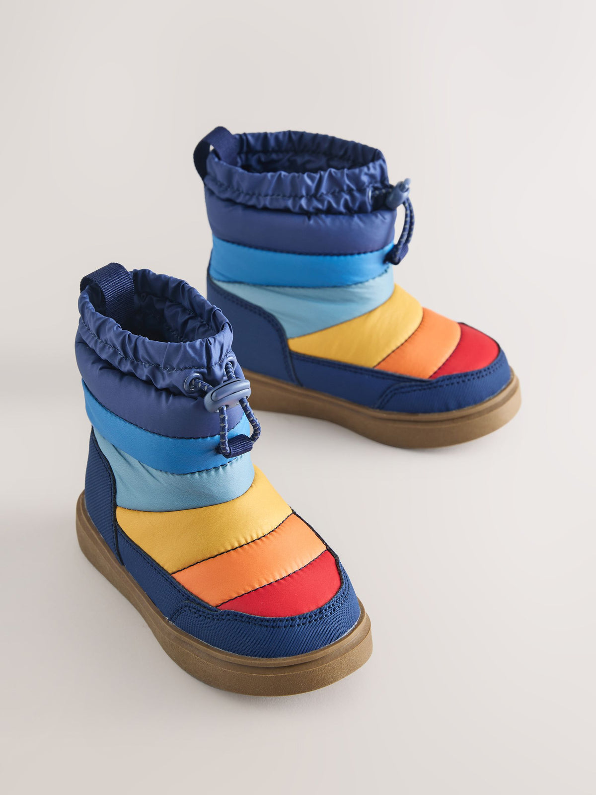 Little Bird Navy Rainbow Waterproof Snowboots - image 1