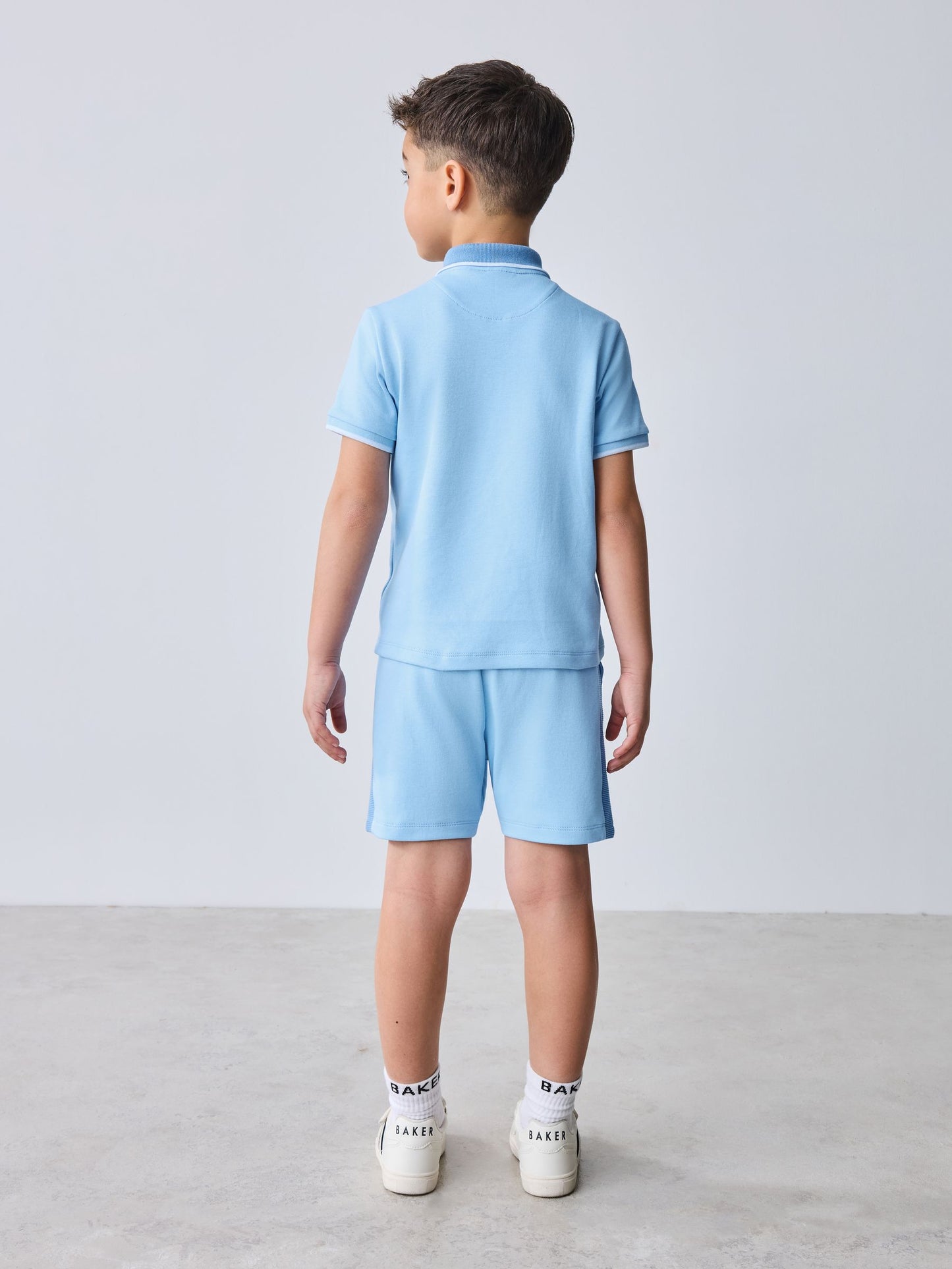 Baker by Ted Baker Textured Polo Shirt and Shorts Set image 3