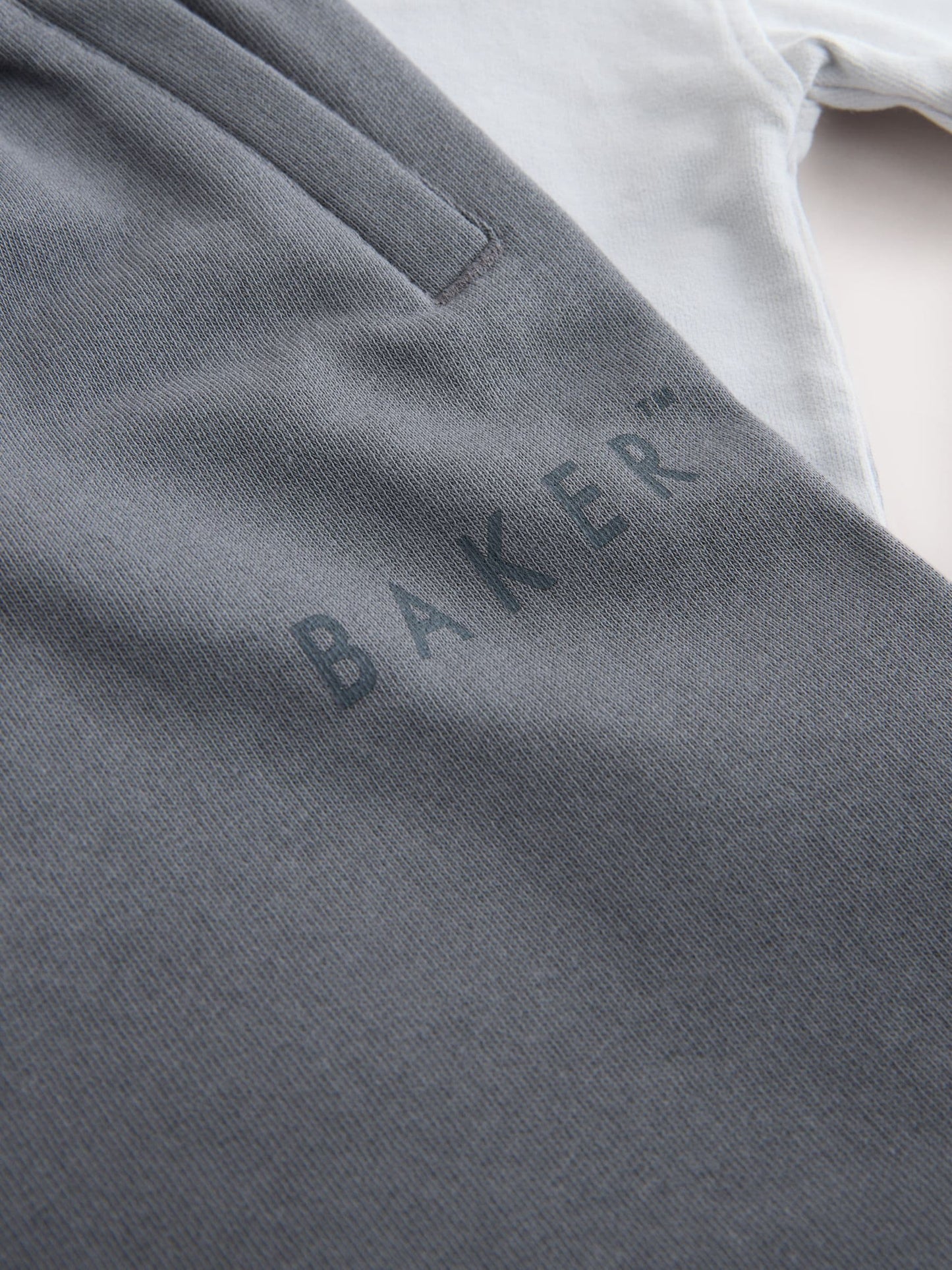 Dsiney Kidz - Baker by Ted Baker Grey Oversized Washed T-Shirts and Shorts Set image 11