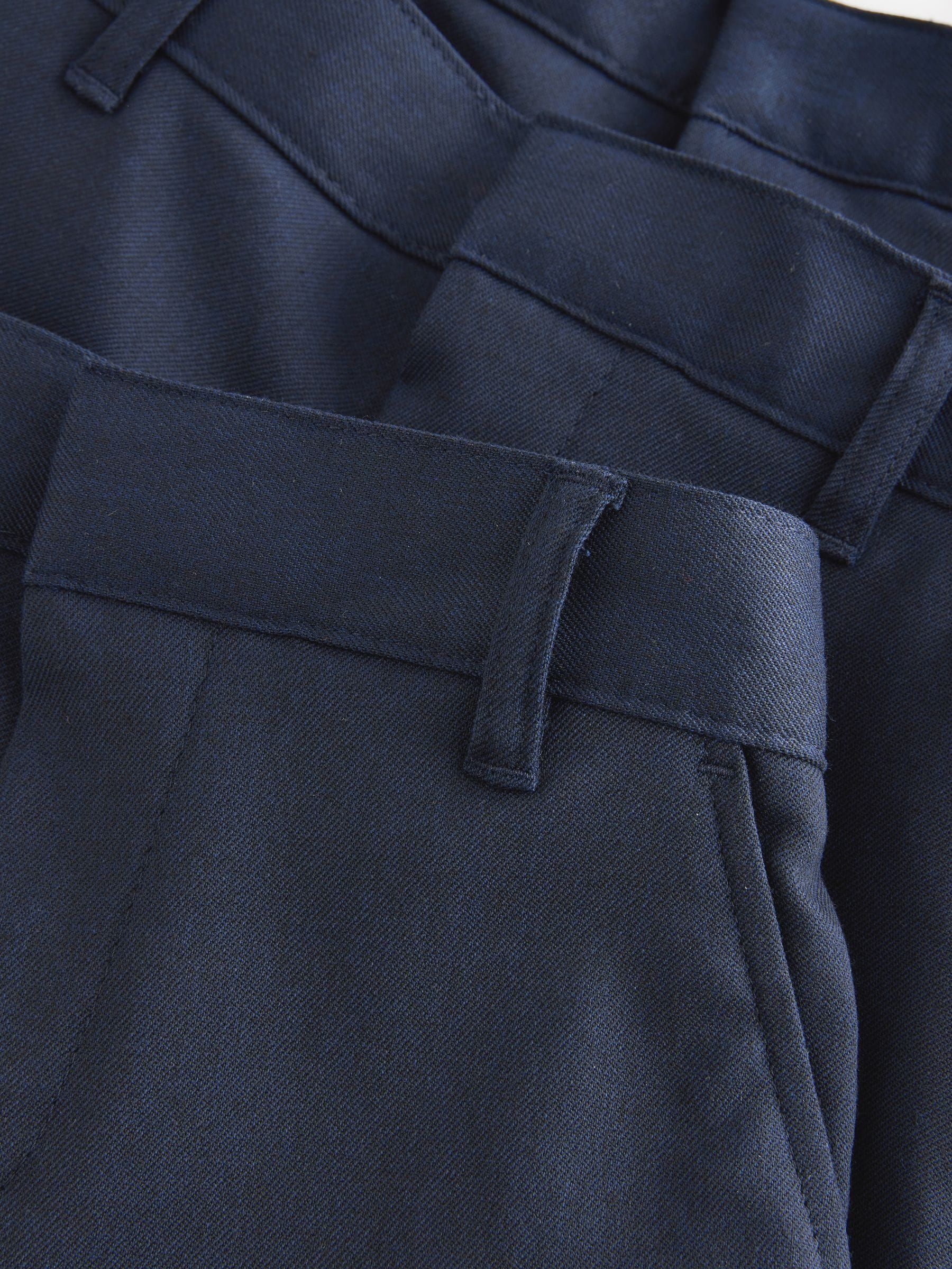 Dsiney Kidz - Clarks Blue Regular Waist Pull-On Regular School Shorts 3 Pack image 6