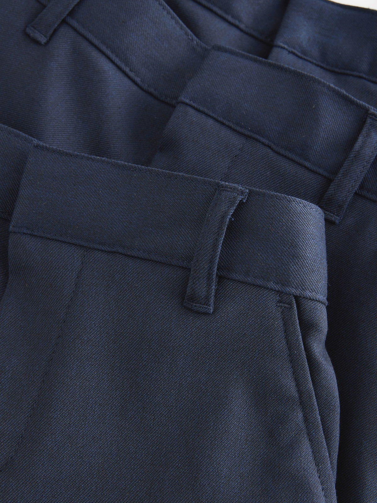 Dsiney Kidz - Clarks Blue Regular Waist Pull-On Regular School Shorts 3 Pack image 6