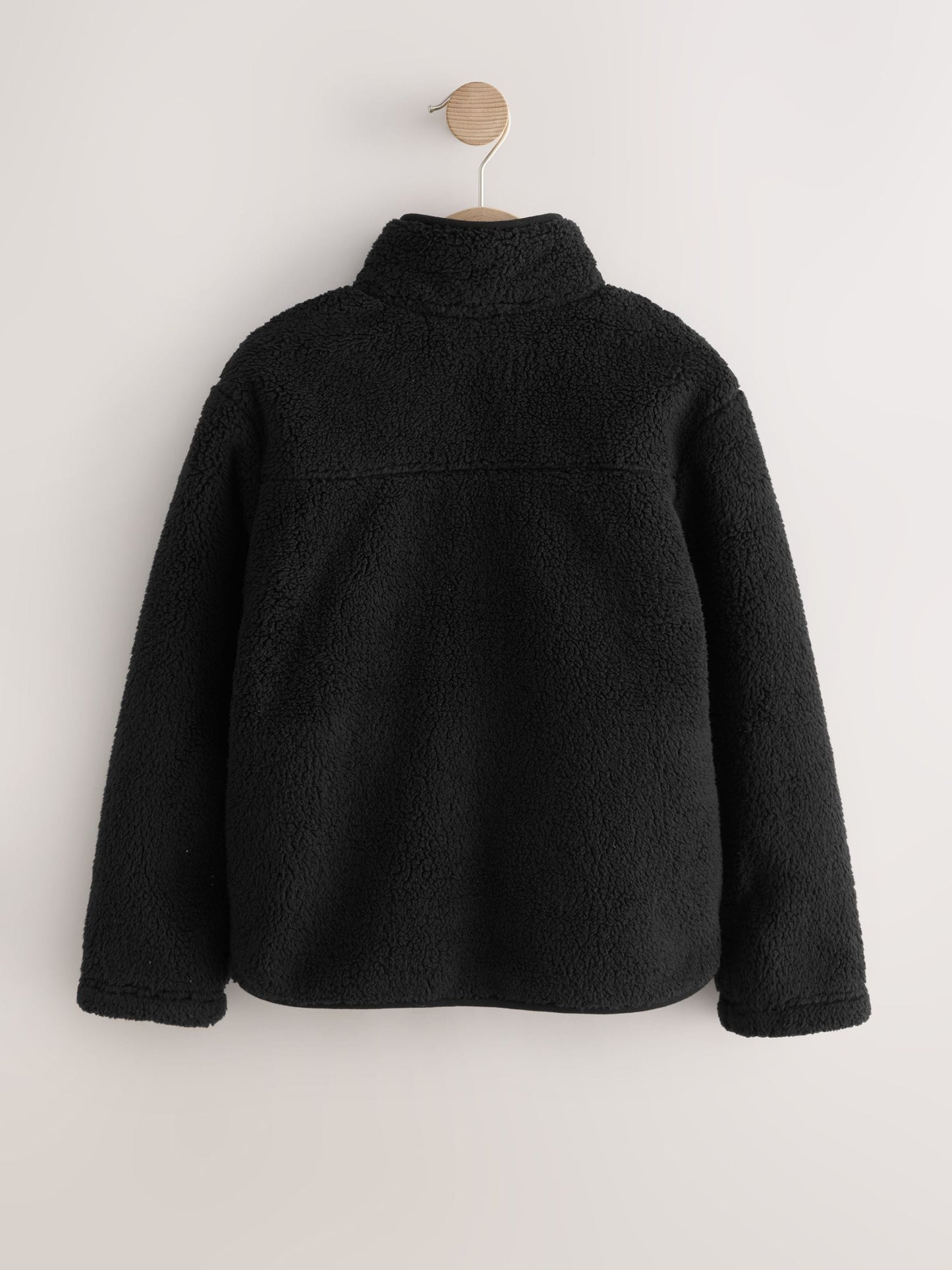 Dsiney Kidz - Black Zip-Up Borg Fleece Jacket With Pockets (3-16yrs) image 7