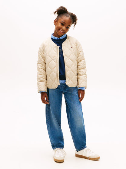 Dsiney Kidz - Tommy Hilfiger Blue Flag Embroidery Faded Barrel Leg Jeans image 2