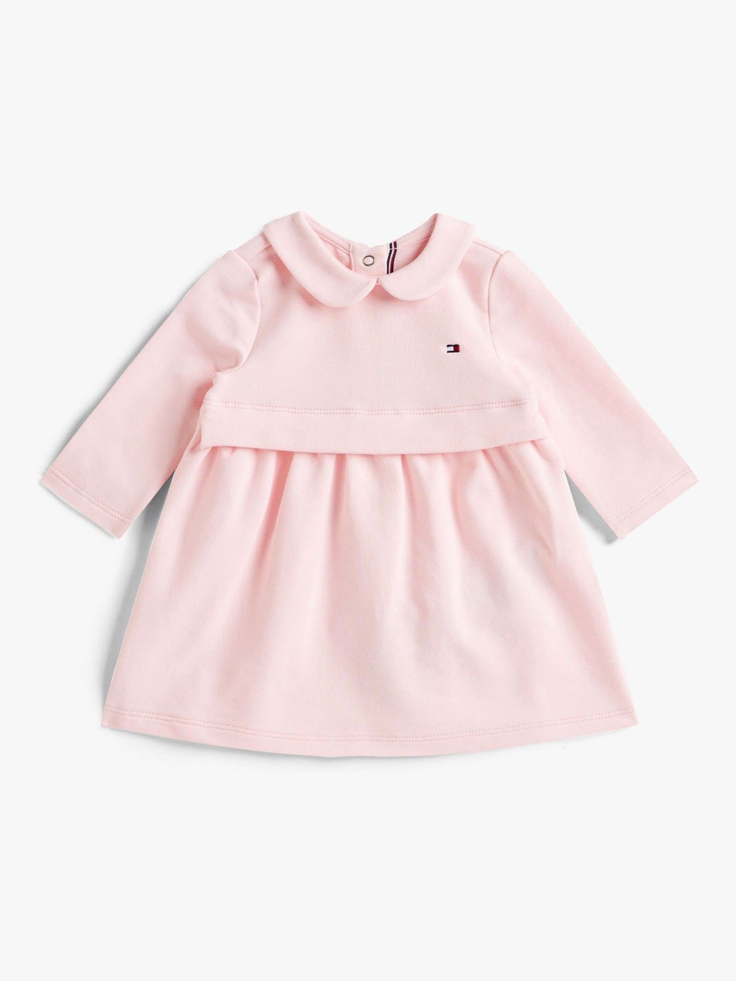 Tommy Hilfiger Pink Essential Terry Long Sleeve Dress image 1