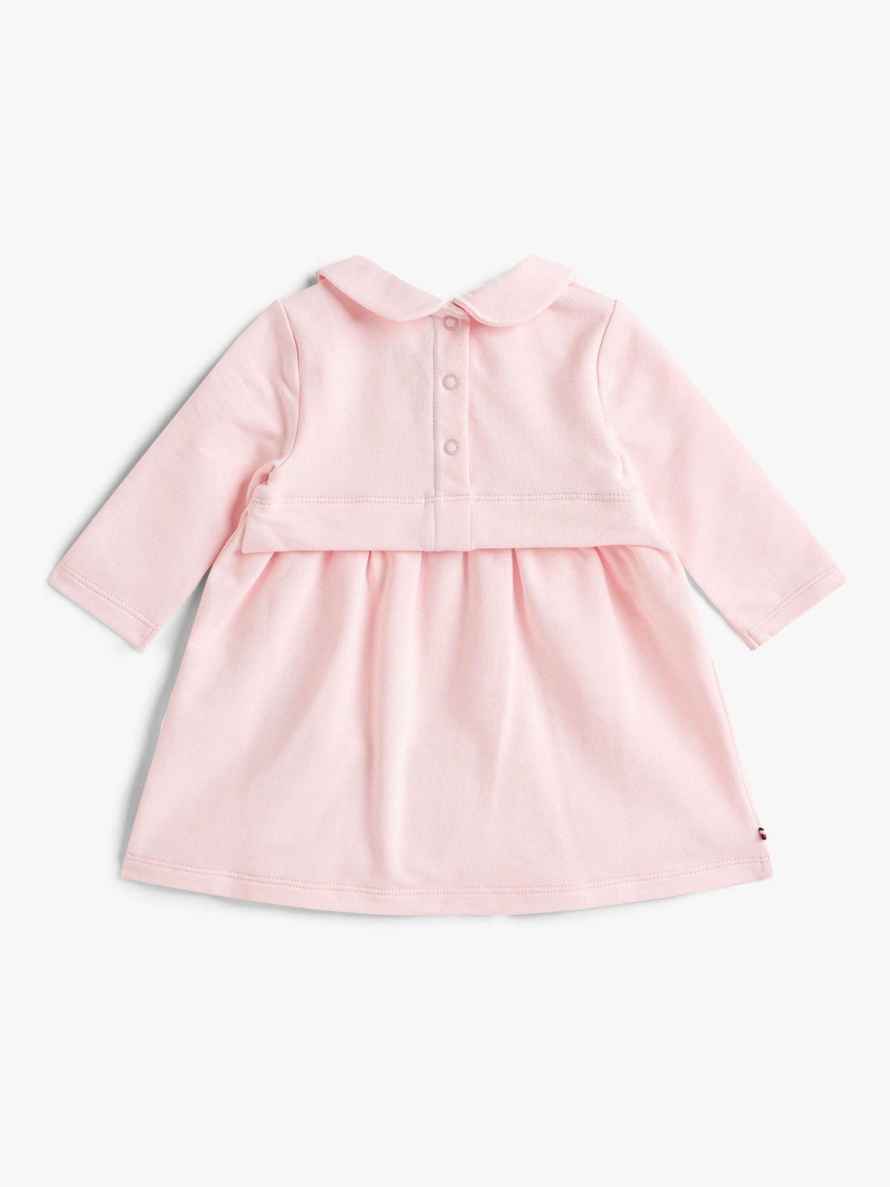 Tommy Hilfiger Pink Essential Terry Long Sleeve Dress image 2