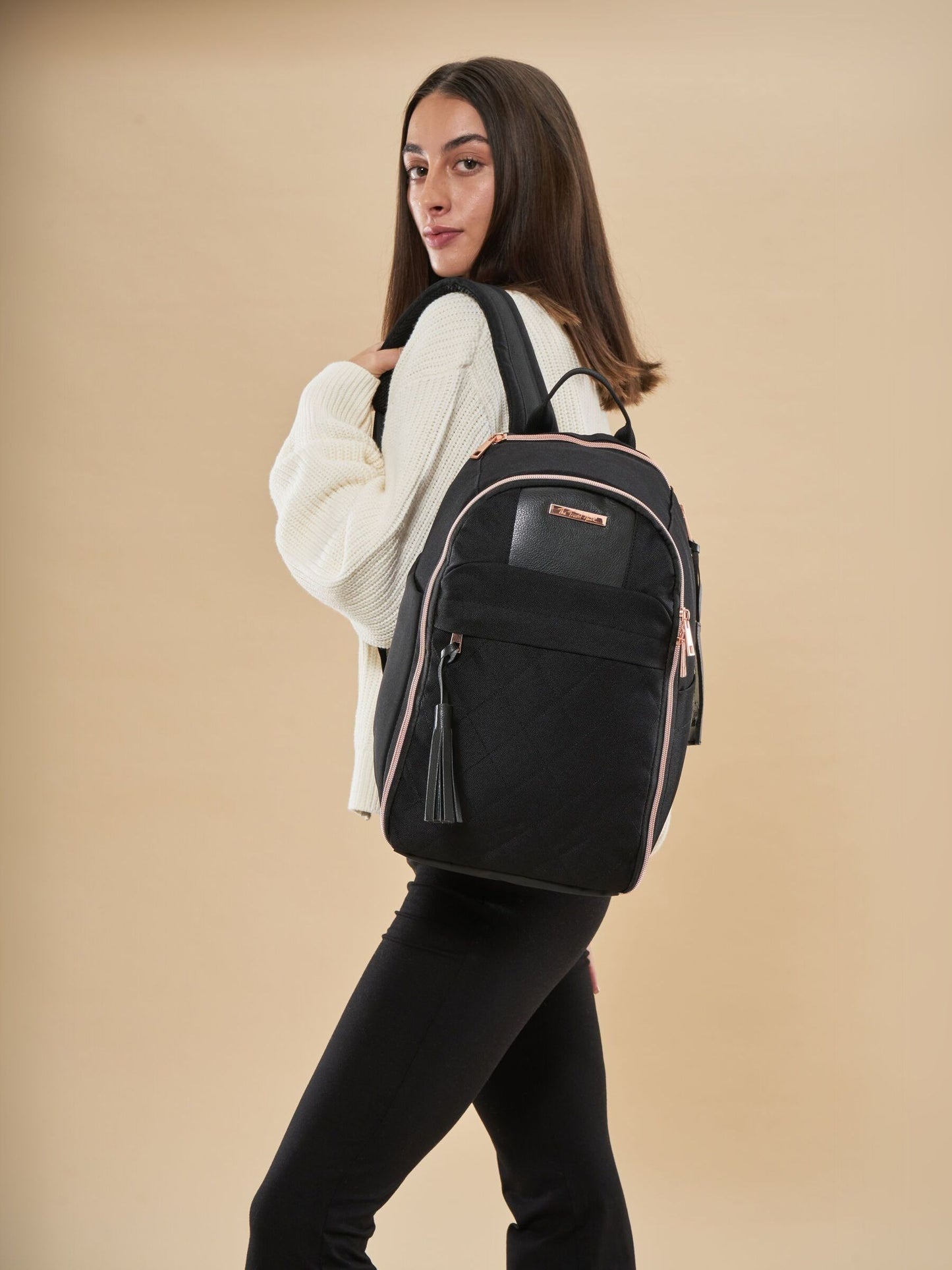Cabin Max Black 24 Litre Travel Hack Backpack image 1