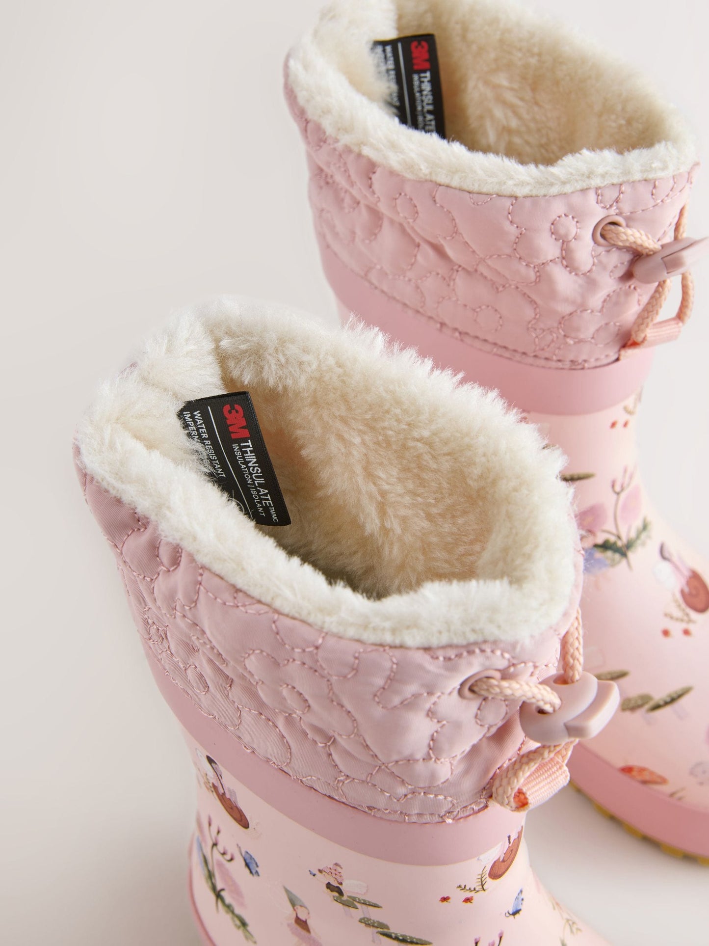 Pink Fairy Thinsulate Lined Cuff Wellies image 4