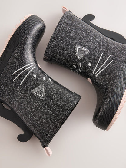 Black Cat Wellies image 5